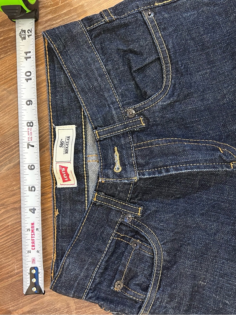 Levi's Dark Indigo Straight Jeans